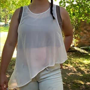 Unknown brand asymmetrical top